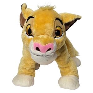 Disney Simba Lion‎ King Plush 12" Big Cat Cub Stuffed Animal Cartoon Zoo